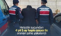 Hırsızlık suçundan 4 yıl 5 ay hapis cezası ile aranan şahıs yakalandı