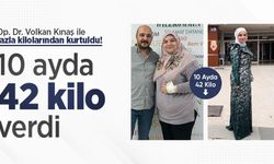 Op. Dr. Volkan Kınaş ile fazla kilolarından kurtuldu! 10 ayda 42 kilo verdi