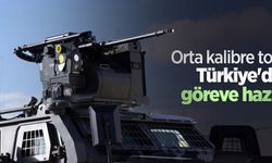 Orta kalibre top Türkiye'de göreve hazır
