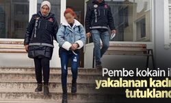 Pembe kokain ile yakalanan kadın tutuklandı