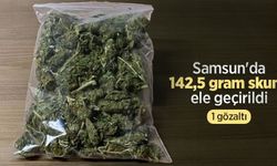 Samsun'da 142,5 gram skunk ele geçirildi: 1 gözaltı