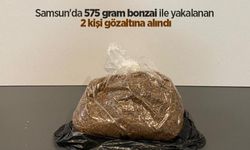 Samsun'da 575 gram bonzai ile yakalanan 2 kişi gözaltına alındı