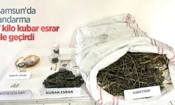 Samsun'da jandarma 7 kilo kubar esrar ele geçirdi