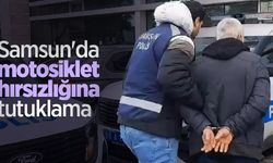 Samsun'da motosiklet hırsızlığına tutuklama