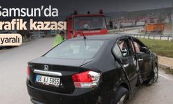 Samsun'da trafik kazası: 3 yaralı