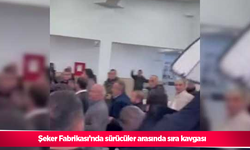 Şeker Fabrikası’nda sürücüler arasında sıra kavgası