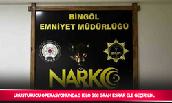 Uyuşturucu operasyonunda 5 kilo 568 gram esrar ele geçirildi