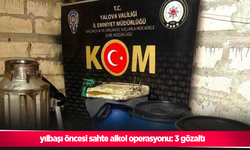 yılbaşı öncesi sahte alkol operasyonu: 3 gözaltı