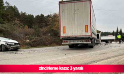 zincirleme kaza: 3 yaralı