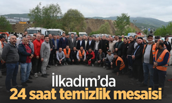 İlkadım’da 24 saat temizlik mesaisi