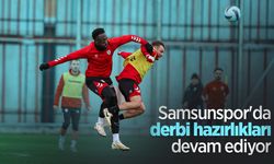 Samsunspor'da derbi hazırlıkları devam ediyor