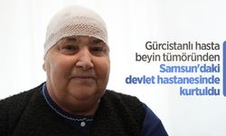 Gürcistanlı hasta beyin tümöründen Samsun'daki devlet hastanesinde kurtuldu