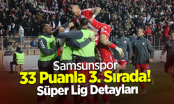 Samsunspor 33 Puanla 3. Sırada! Süper Lig Detayları