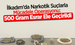 İlkadım’da Narkotik Suçlarla Mücadele Operasyonu: 500 Gram Esrar Ele Geçirildi