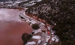 Körfez çamur rengine döndü, dolu yağışı seralara zarar verdi