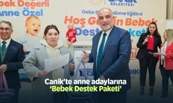 Canik'te anne adaylarına ‘Bebek Destek Paketi’