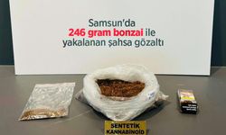 Samsun'da 246 gram bonzai ile yakalanan şahsa gözaltı