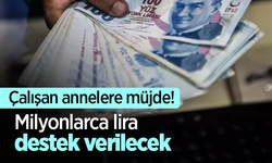 Çalışan annelere müjde! Milyonlarca lira destek verilecek