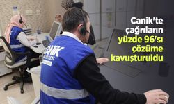 Canik'te çağrıların yüzde 96'sı çözüme kavuşturuldu