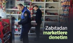 Zabıtadan marketlere denetim