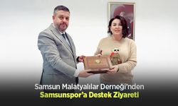 Samsun Malatyalılar Derneği’nden Samsunspor’a Destek Ziyareti