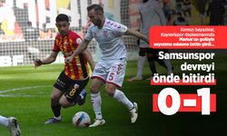 Samsunspor devreyi önde bitirdi 0-1