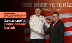 Samsunspor'da Cedric dönemi başladı