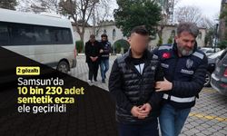 Samsun'da 10 bin 230 sentetik ecza ele geçirildi: 2 gözaltı