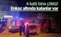 4 katlı bina çöktü! Enkaz altında kalanlar var