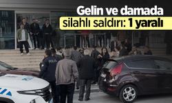 Gelin ve damada silahlı saldırı: 1 yaralı