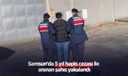 Samsun'da 5 yıl hapis cezası ile aranan şahıs yakalandı