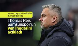 Kırmızı beyazlı taraftarlar merak ediyordu, Thomas Reis Samsunspor'un yeni hedefini açıkladı