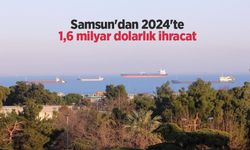 Samsun'dan 2024'te 1,6 milyar dolarlık ihracat