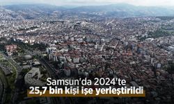 Samsun'da 2024'te 25,7 bin kişi işe yerleştirildi