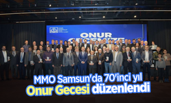 MMO Samsun'da 70'inci yıl onur gecesi düzenlendi