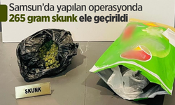 Samsun’da yapılan operasyonda 265 gram skunk ele geçirildi