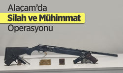 Alaçam’da Silah ve Mühimmat Operasyonu