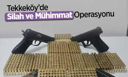 Tekkeköy’de Silah ve Mühimmat Operasyonu