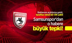 Beklenen açıklama geldi, taraftar rahat bir OH çekti: Samsunspor'dan o habere büyük tepki