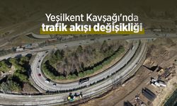 Yeşilkent Kavşağı'nda trafik akışı değişikliği