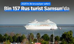 2025’in ilk kruvaziyer seferi: Bin 157 Rus turist Samsun'da