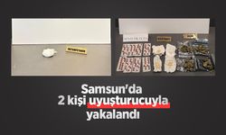 Samsun'da 2 kişi uyuşturucuyla yakalandı