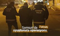 Samsun'da uyuşturucu operasyonu: 2 gözaltı