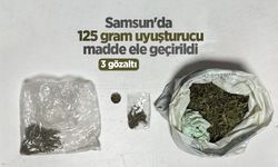 Samsun'da 125 gram uyuşturucu madde ele geçirildi: 3 gözaltı