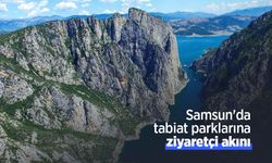 Samsun'da tabiat parklarına ziyaretçi akını