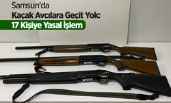 Samsun’da Kaçak Avcılara Geçit Yok: 17 Kişiye Yasal İşlem