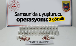 Samsun’da uyuşturucu operasyonu: 2 gözaltı