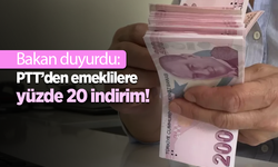 Bakan duyurdu: PTT’den emeklilere yüzde 20 indirim!