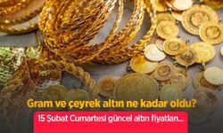 15 Şubat 2025 Güncel Altın Fiyatları: Gram, Çeyrek, Tam ve Cumhuriyet Altını Kaç TL?