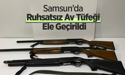 Samsun'da Ruhsatsız Av Tüfeği Ele Geçirildi